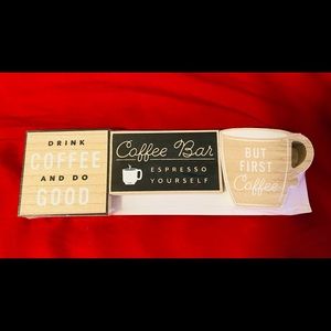 Mini Coffee Signs